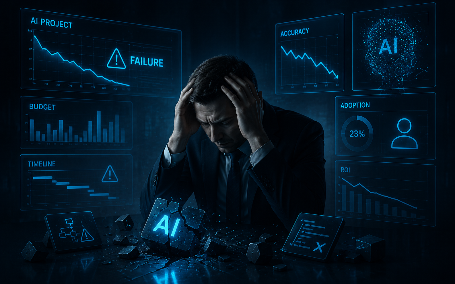 Почему AI-проекты терпят неудачу